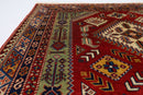 Kazak Rug - 127 x 186 cm (4'2 x 6'2 ft) Handmade Afghan Area Rug - Jerm Rugs - Handmade Afghan Rug - Jerm Rugs