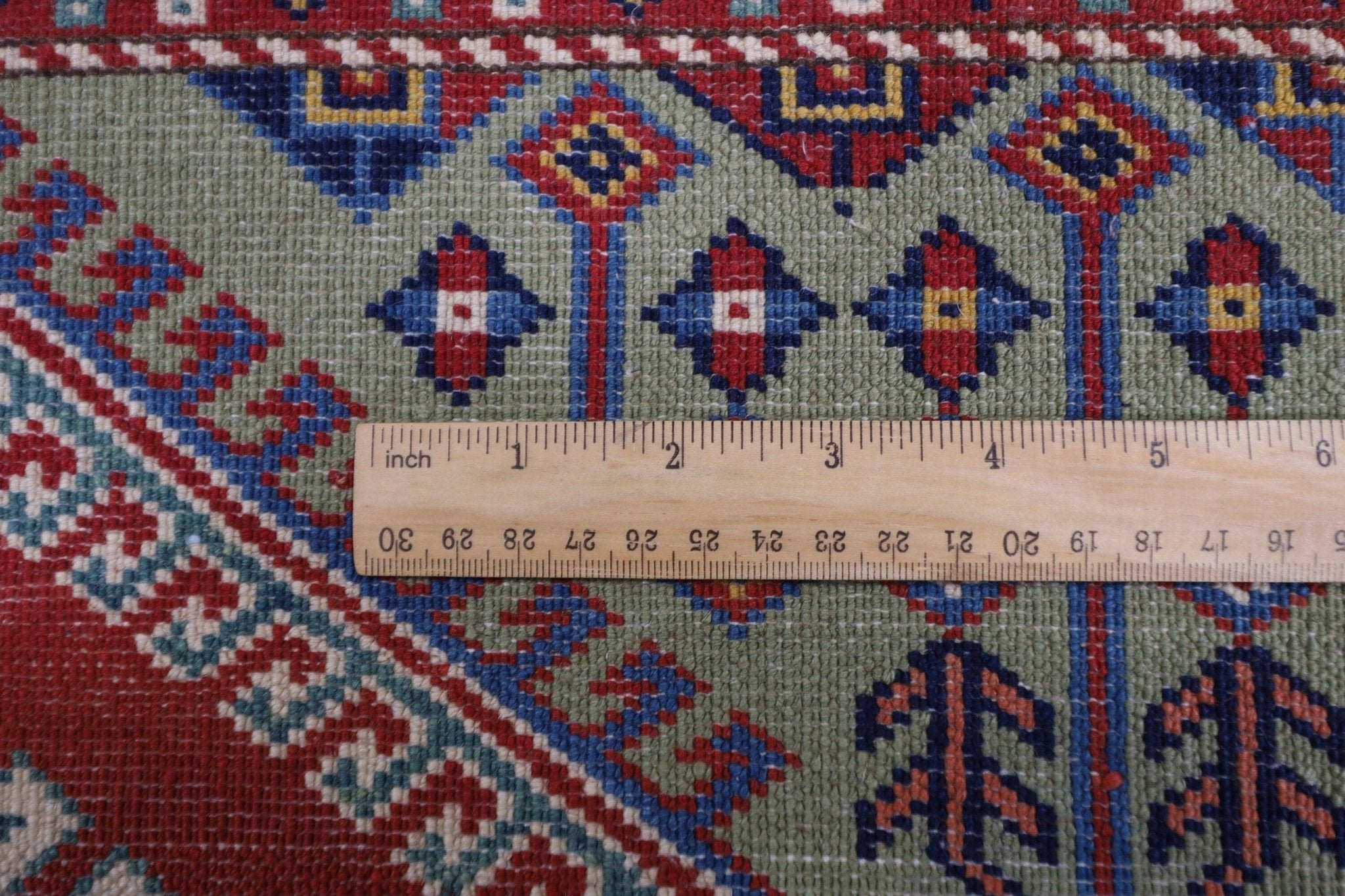 Kazak Rug - 127 x 186 cm (4'2 x 6'2 ft) Handmade Afghan Area Rug - Jerm Rugs - Handmade Afghan Rug - Jerm Rugs