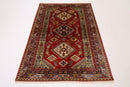 Kazak Rug - 127 x 186 cm (4'2 x 6'2 ft) Handmade Afghan Area Rug - Jerm Rugs - Handmade Afghan Rug - Jerm Rugs