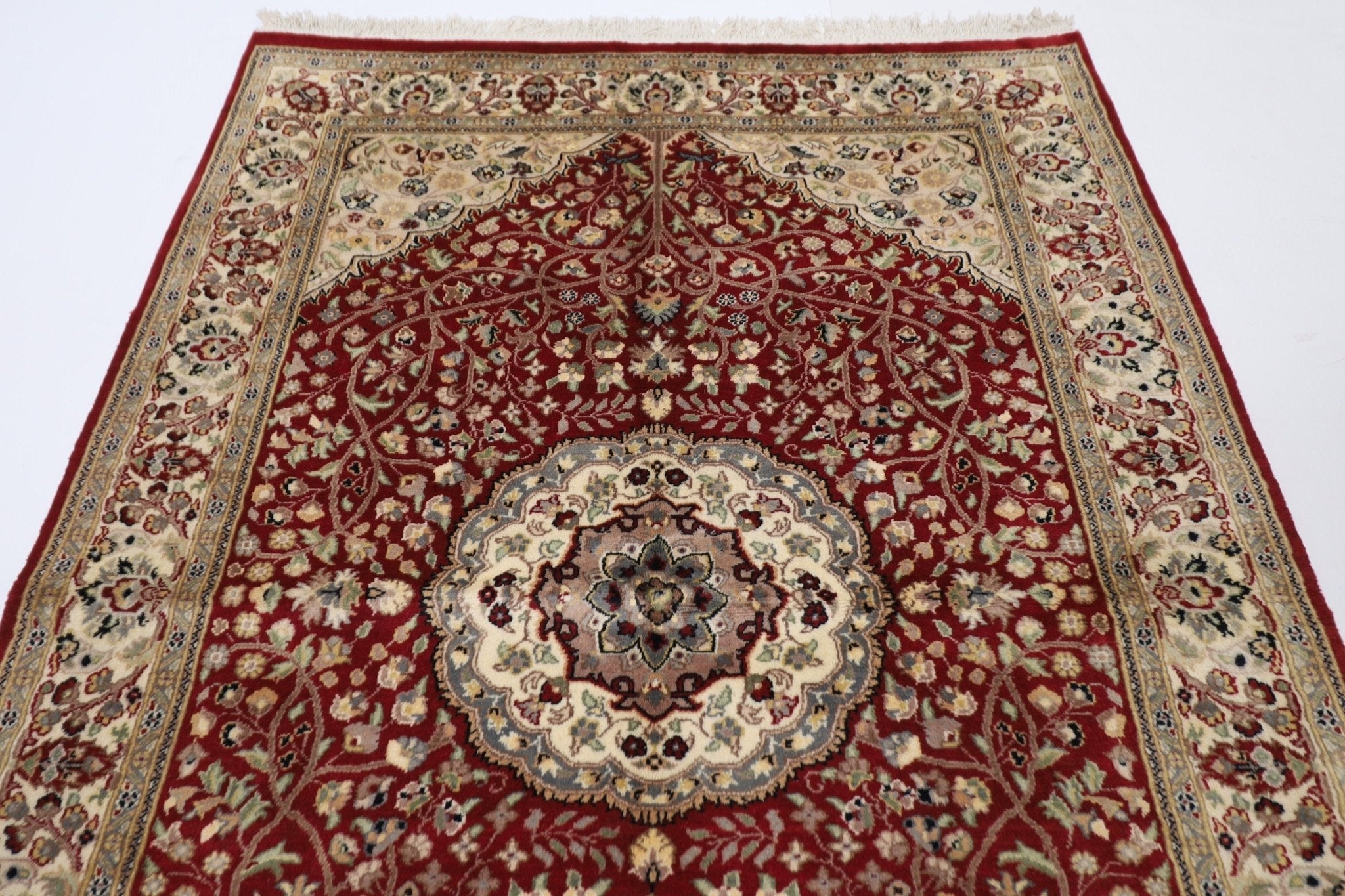 Kazak Rug - 127 x 187 cm (4.2 x 6.2 ft) - Jerm Rugs - Handmade Afghan Rug - Jerm Rugs