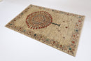 Kazak Rug - 127 x 189 cm (4'3 x 6'3 ft) Handcrafted Afghan Wool - Jerm Rugs - Handmade Afghan Rug - Jerm Rugs