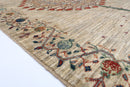 Kazak Rug - 127 x 189 cm (4'3 x 6'3 ft) Handcrafted Afghan Wool - Jerm Rugs - Handmade Afghan Rug - Jerm Rugs