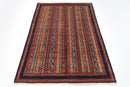 Kazak Rug - 130 x 183 cm (4.4 x 6 ft) Handcrafted Afghan Masterpiece - Jerm Rugs - Handmade Afghan Rug - Jerm Rugs