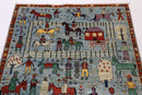 Kazak Rug - 131 x 186 cm (4.4 x 6.1 ft) - Jerm Rugs - Handmade Afghan Rug - Jerm Rugs