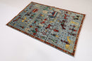 Kazak Rug - 131 x 186 cm (4.4 x 6.1 ft) - Jerm Rugs - Handmade Afghan Rug - Jerm Rugs