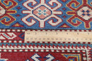 Kazak Rug - 4'2 x 5'8 ft (127 x 173 cm) Handmade Afghan Wool Area Rug - Jerm Rugs - Handmade Afghan Rug - Jerm Rugs