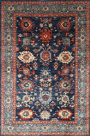 Kazak Rug - 5.11 x 8.11 ft (181 x 270 cm) - Jerm Rugs - Handmade Afghan Rug - Jerm Rugs