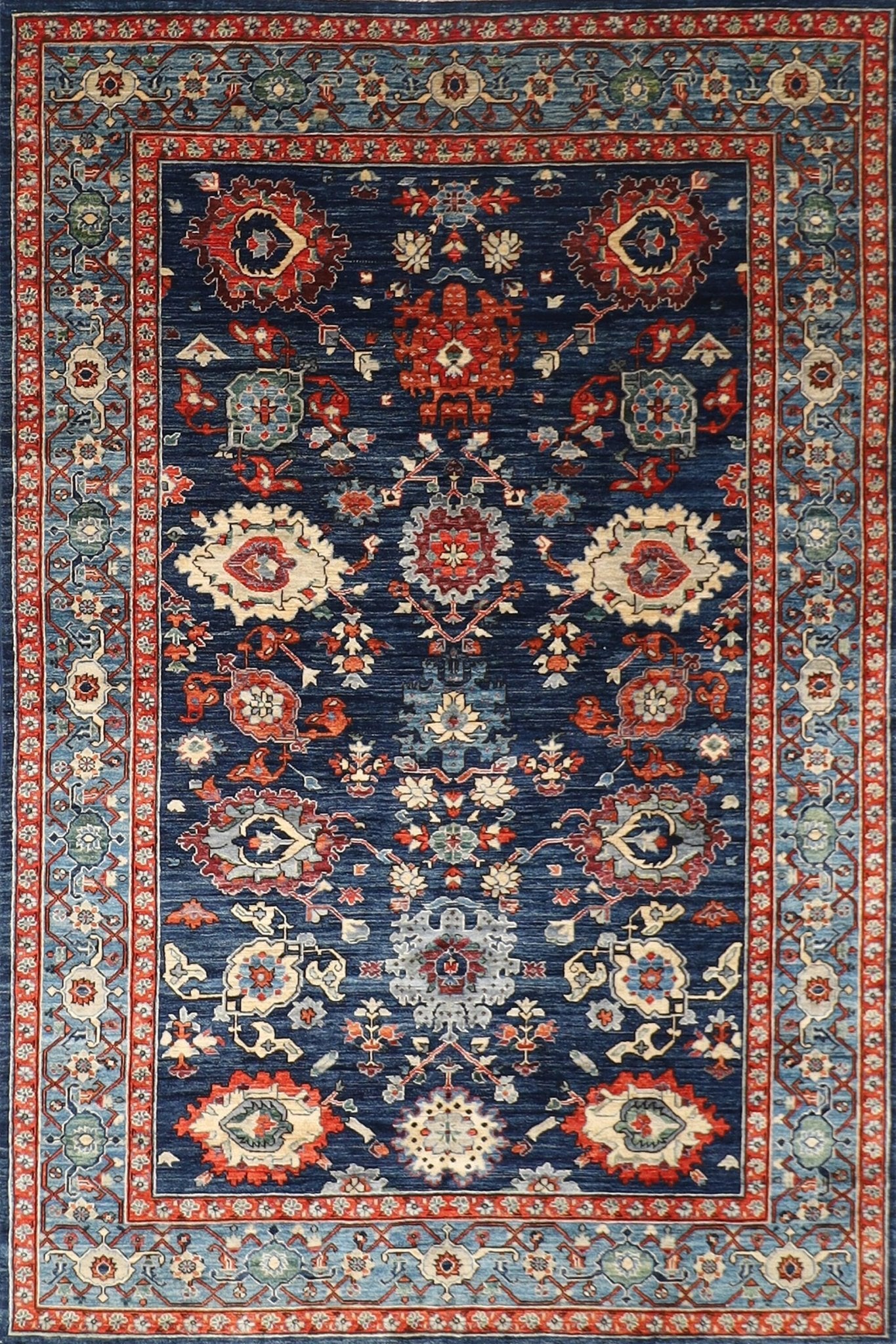 Kazak Rug - 5.11 x 8.11 ft (181 x 270 cm)