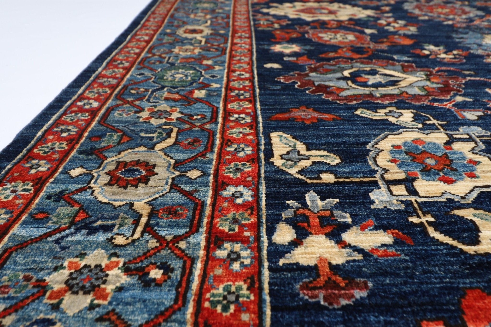 Kazak Rug - 5.11 x 8.11 ft (181 x 270 cm) - Jerm Rugs - Handmade Afghan Rug - Jerm Rugs