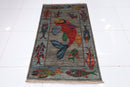 Kazak Rug - 88 x 150 cm (3x5 ft) Hand Knotted Afghan Wool for Home and Office - Jerm Rugs - Handmade Afghan Rug - Jerm Rugs