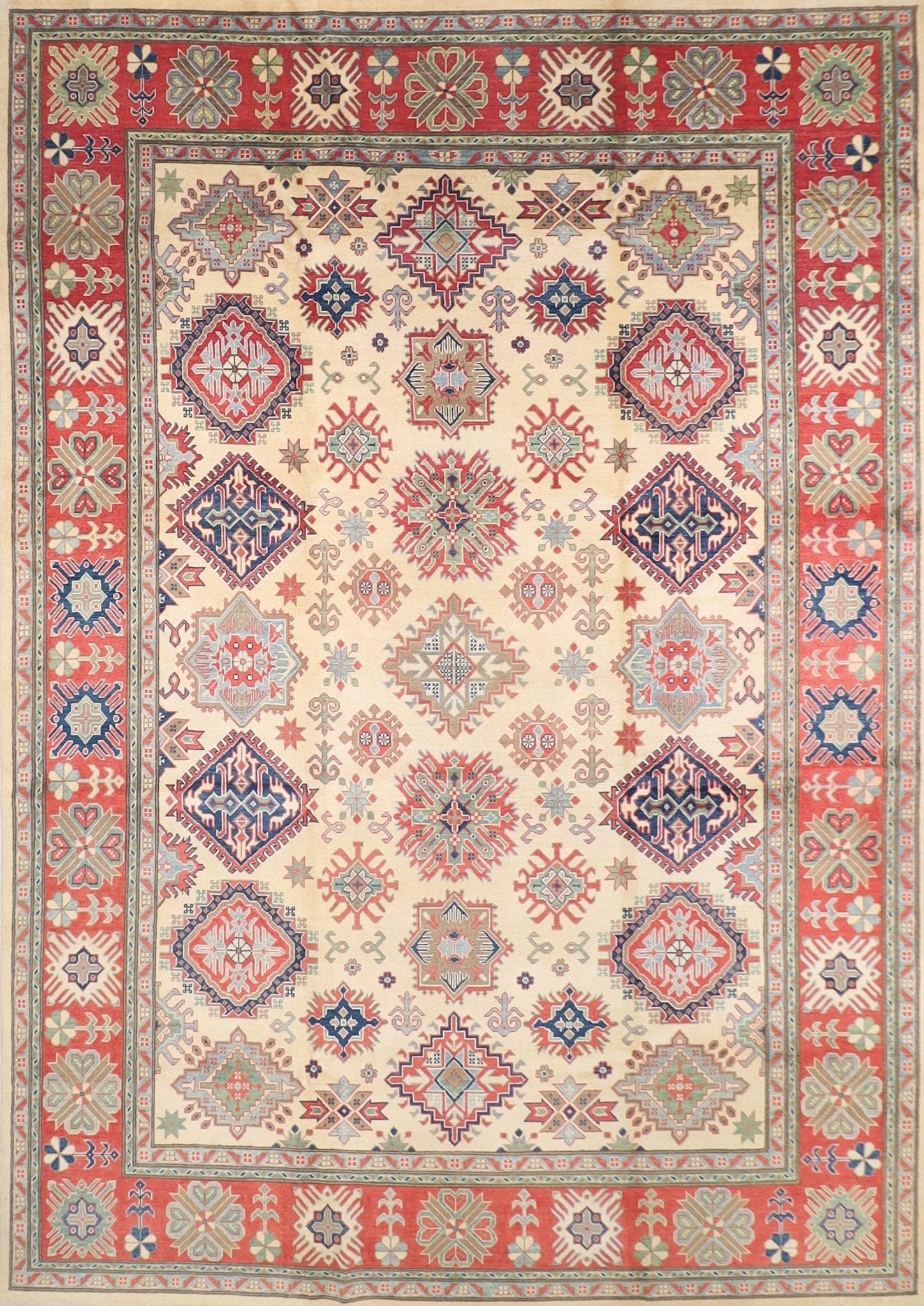 Kazak Tribal Hand Knotted Rug - 266 x 366 cm