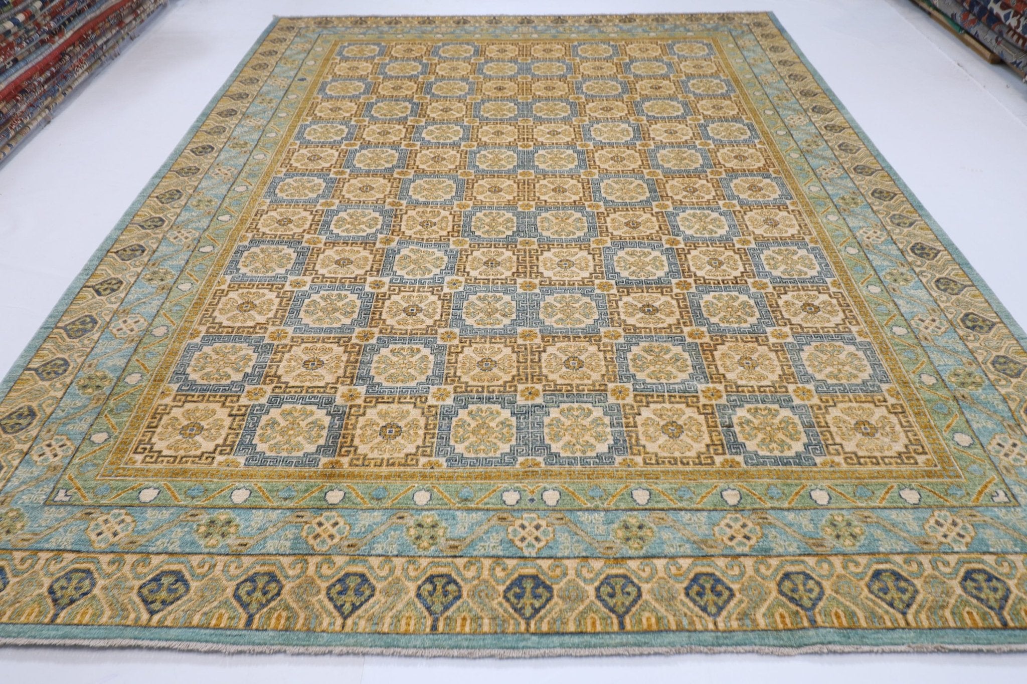 Khotan Area Rug - 269 x 364 cm (8.11 x 12 ft) - Jerm Rugs - Handmade Afghan Rug - Jerm Rugs