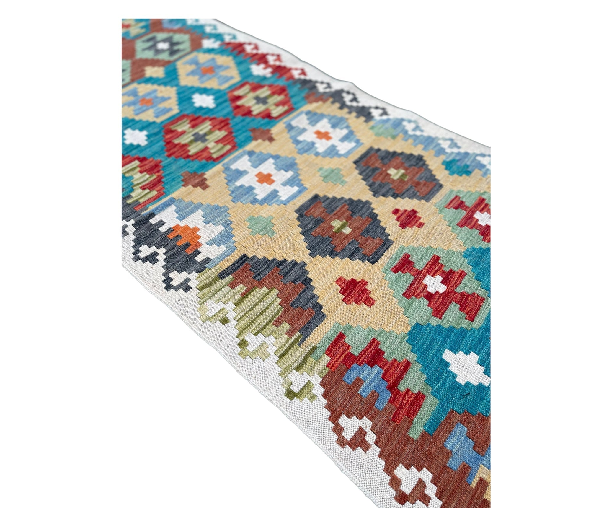 Kilim - 284x74 cm (9.3x2.4 ft) - Jerm Rugs - Afghan Kilim - Jerm | جِرْم