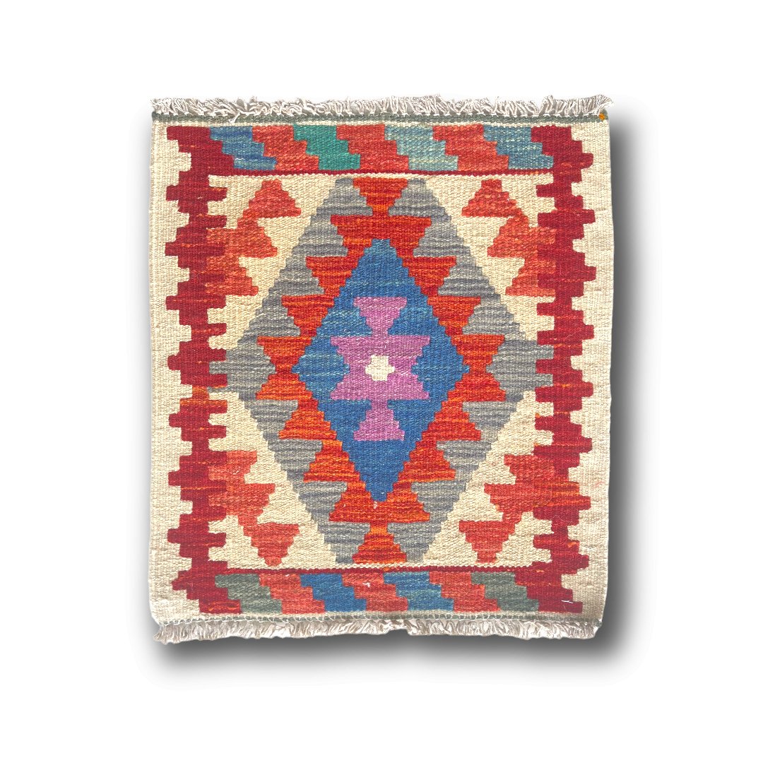 Kilim - 50x50 cm (1.6x1.6 ft)