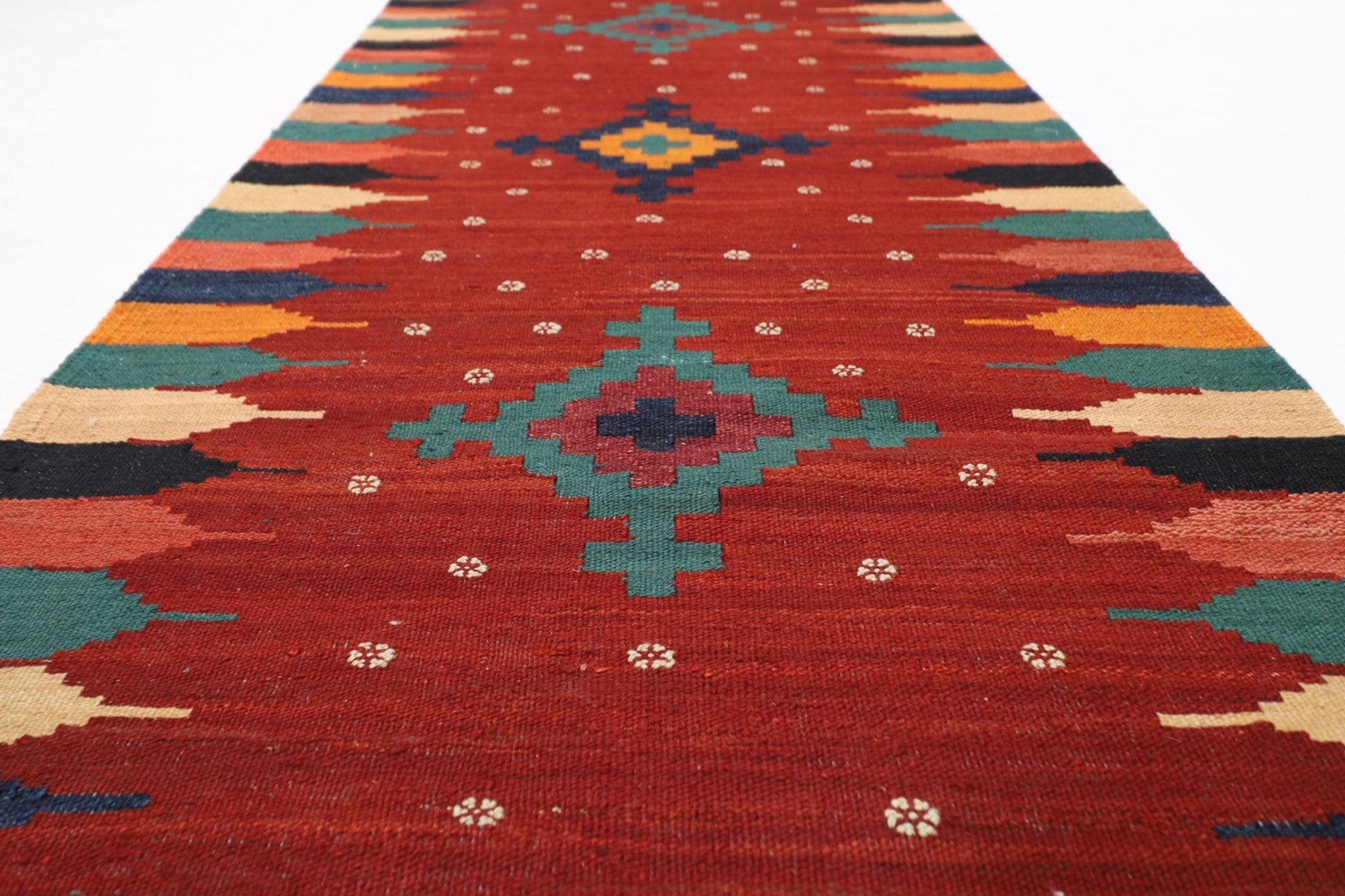 Kilim - 81 x 301 cm (2.8 x 9.11 ft) - Jerm Rugs - Jerm Rugs