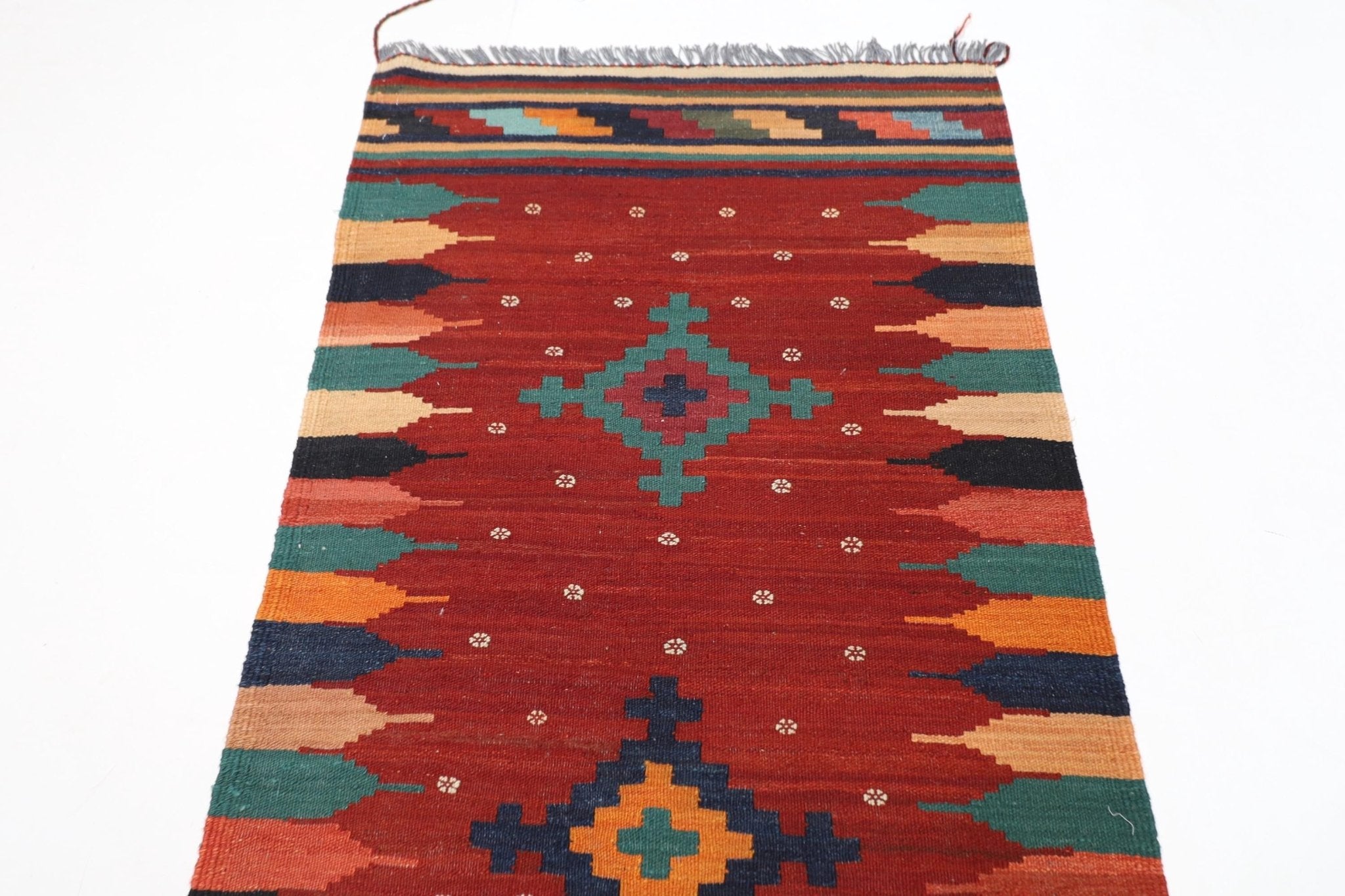 Kilim - 81 x 301 cm (2.8 x 9.11 ft) - Jerm Rugs - Jerm Rugs