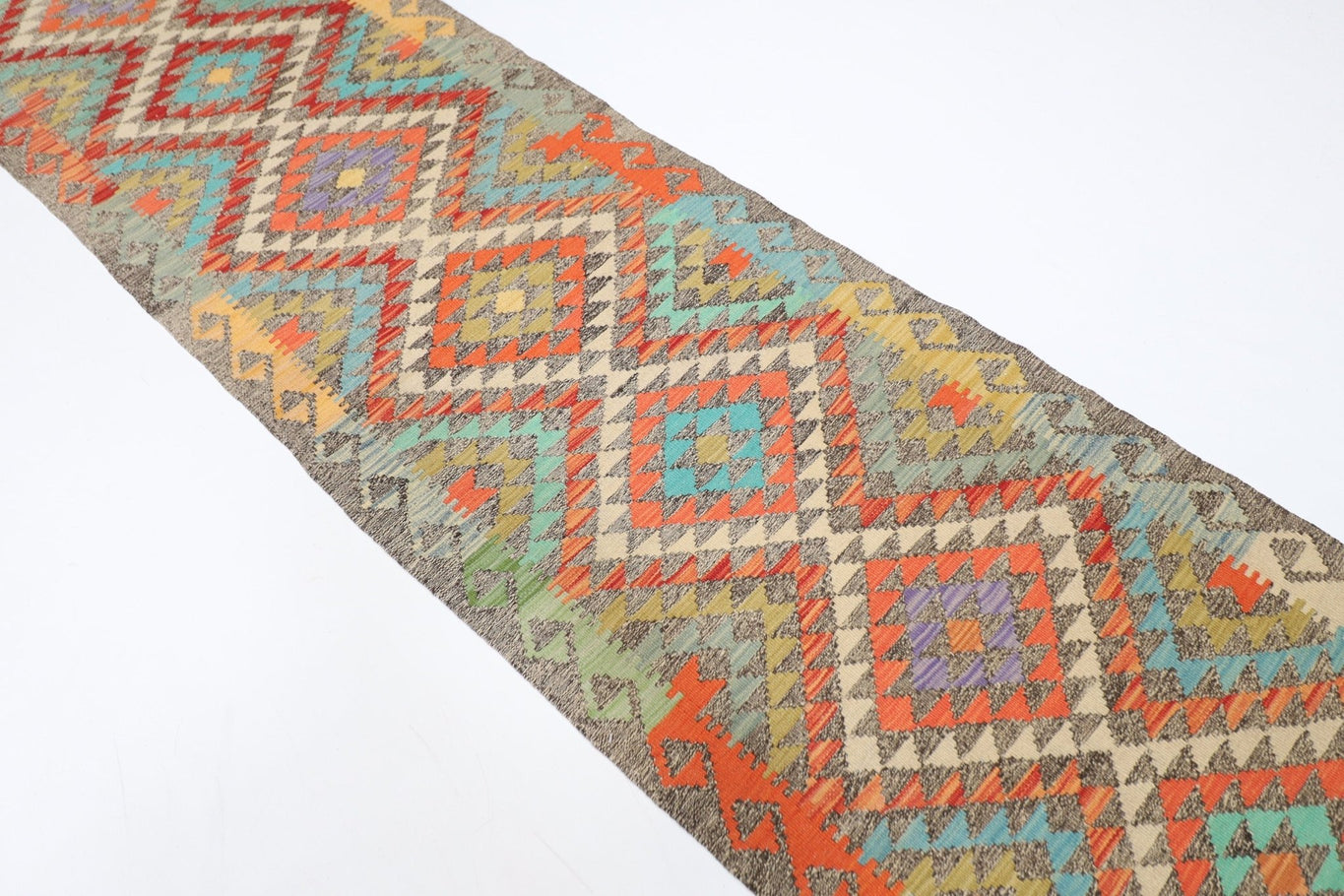 Kilim - 81 x 385 cm (2.8 x 12.8 ft)