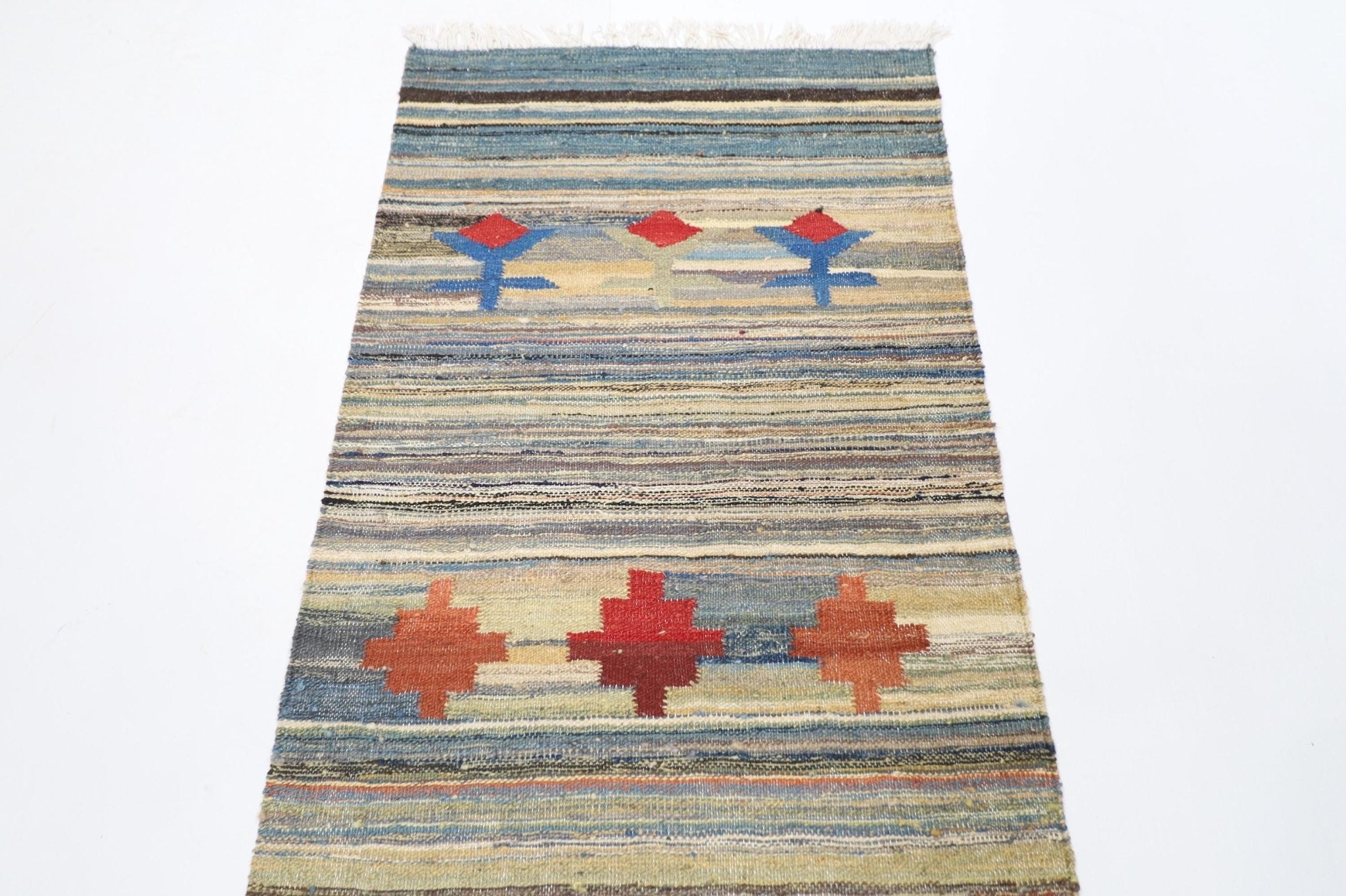 Kilim Runner - 70 x 230 cm (2.4 x 7.7 ft) - Jerm Rugs - Jerm Rugs