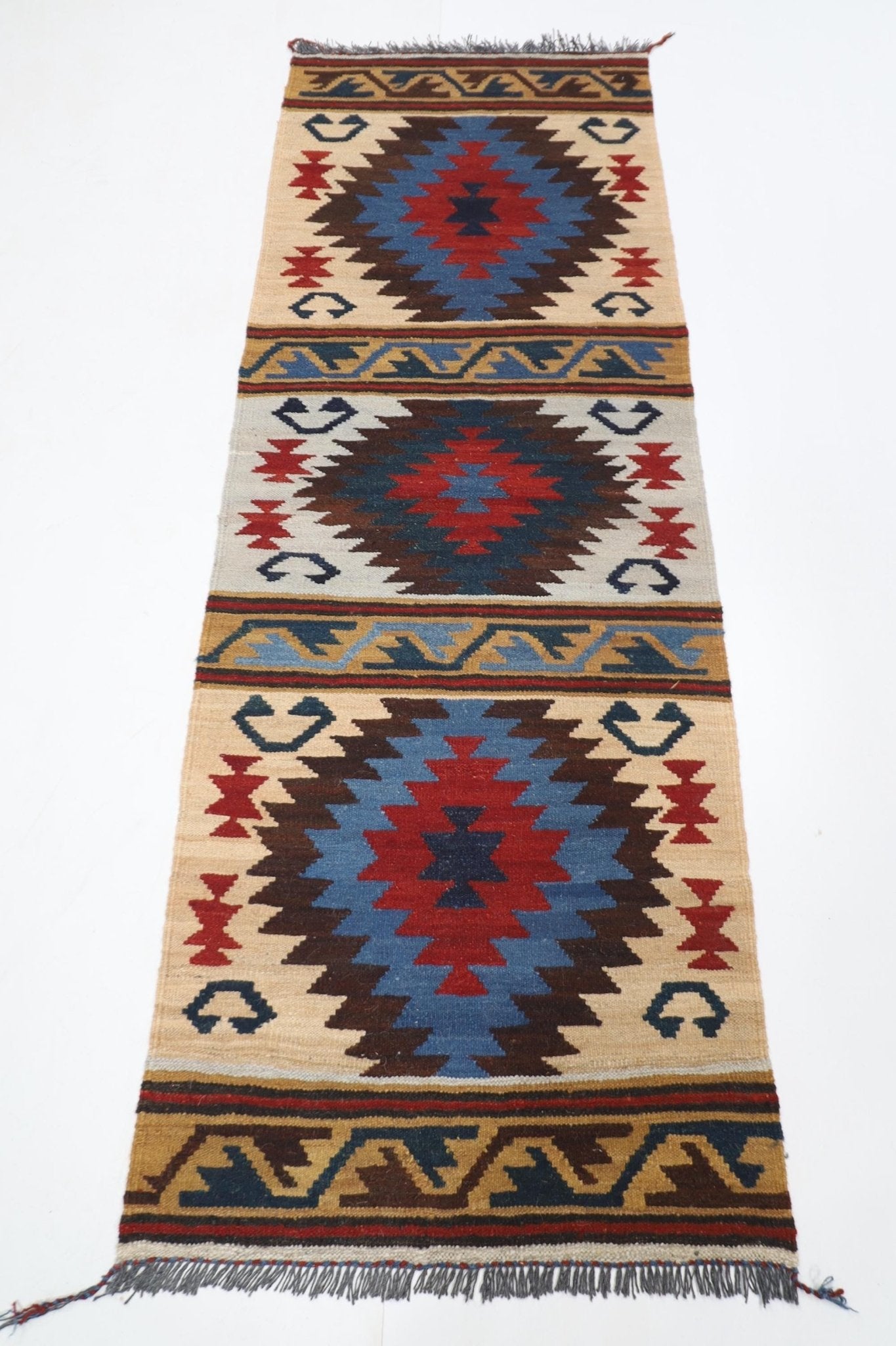 Kilim Runner - 78 x 217 cm, 2.7 x 7.2 ft - Jerm Rugs - Jerm Rugs