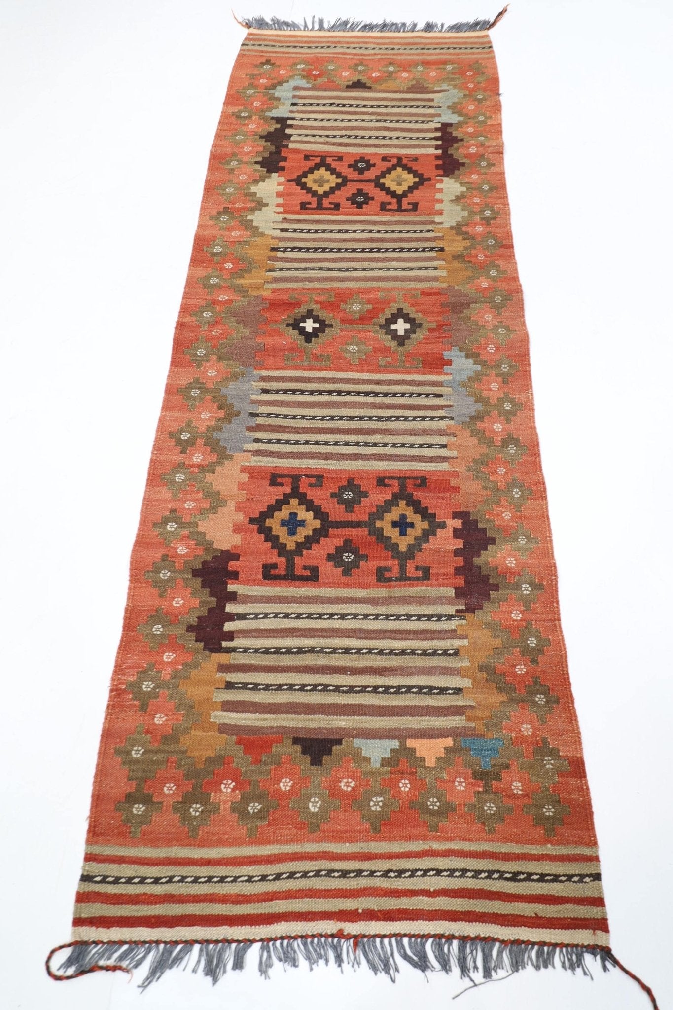 Kilim Runner - 87 x 260 cm (2.11 x 8.6 ft)