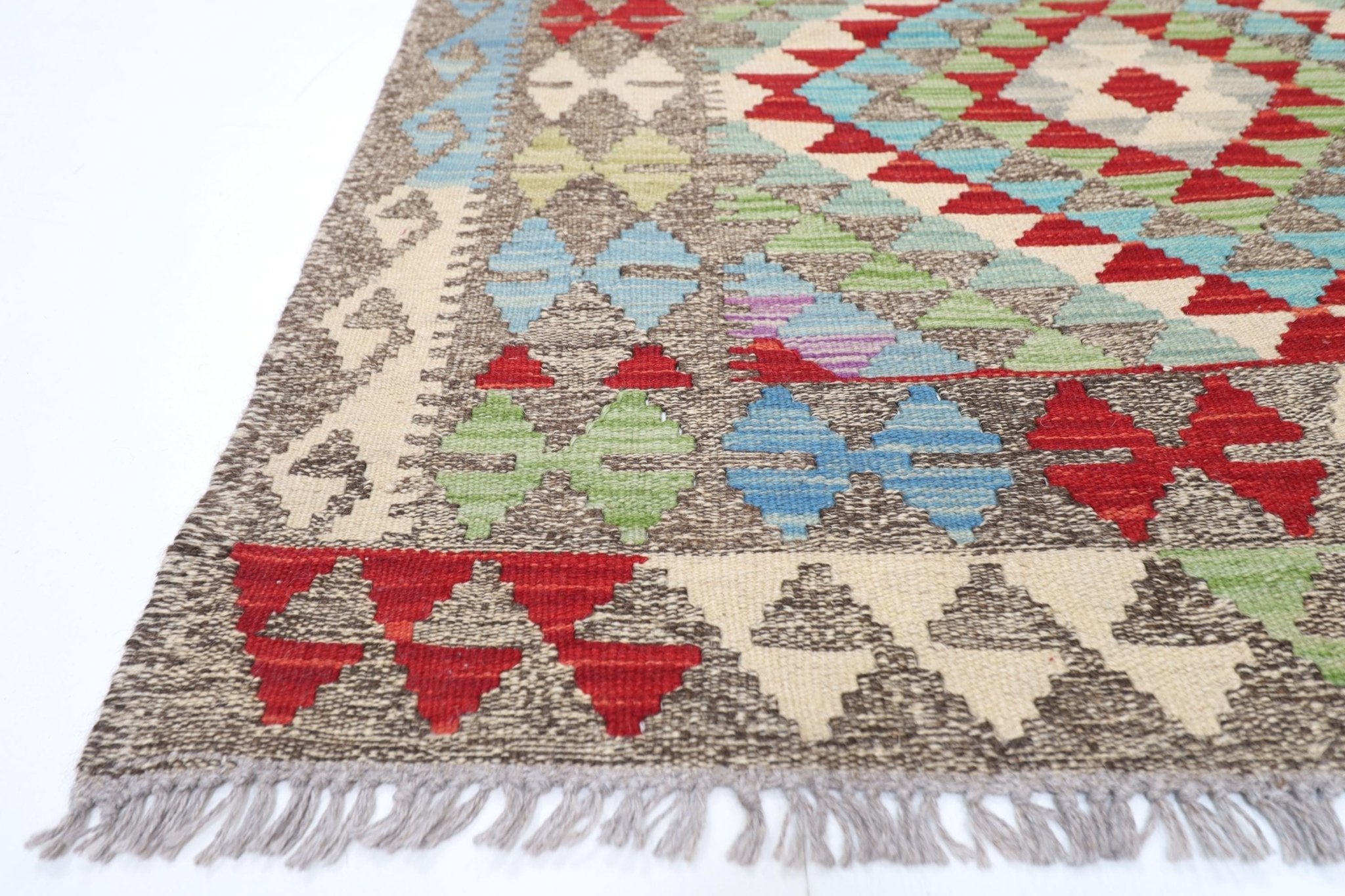 Kilim Runner - 95 x 207 cm (3.2 x 6.10 ft) - Jerm Rugs - Jerm Rugs