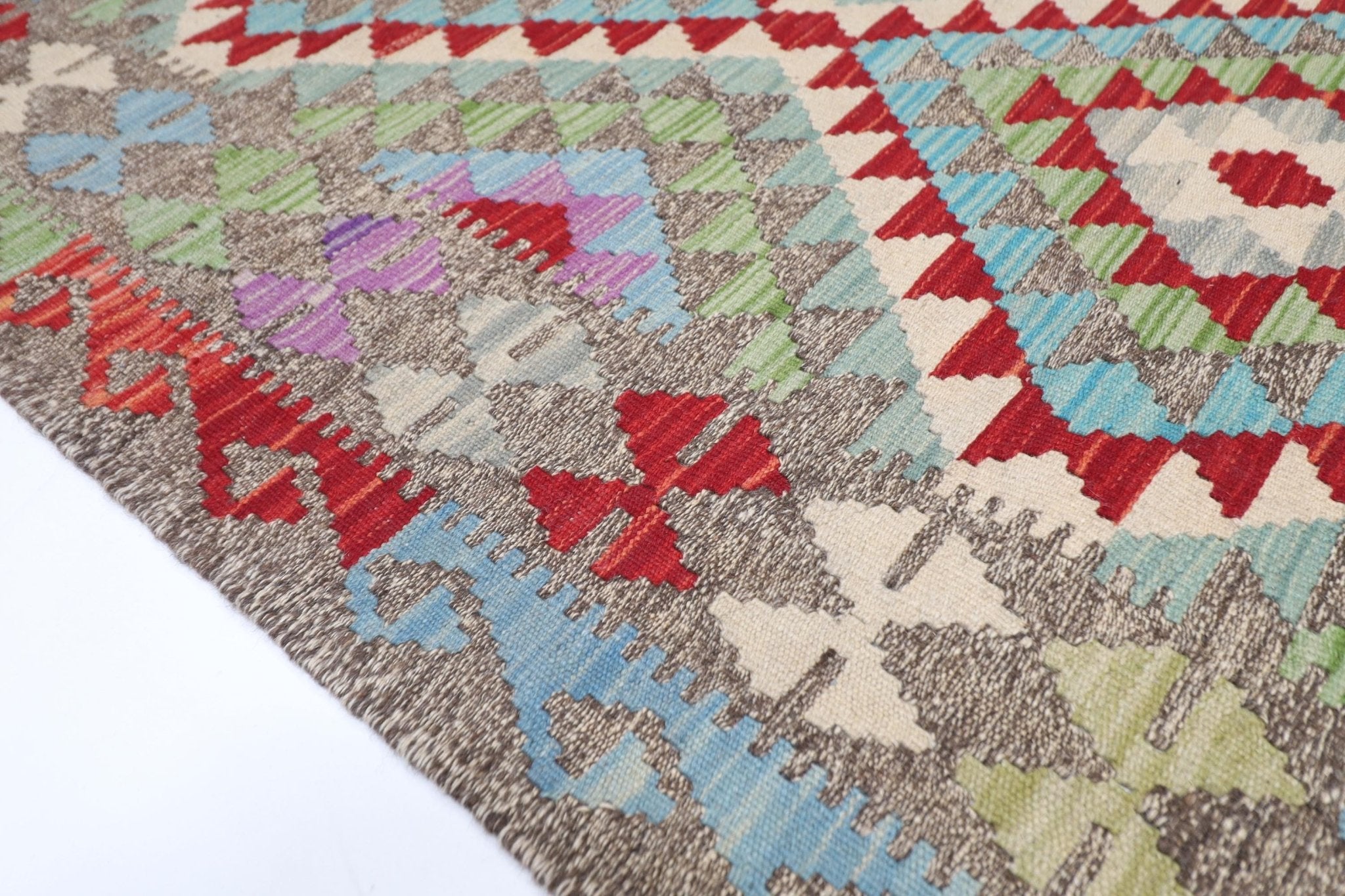 Kilim Runner - 95 x 207 cm (3.2 x 6.10 ft) - Jerm Rugs - Jerm Rugs