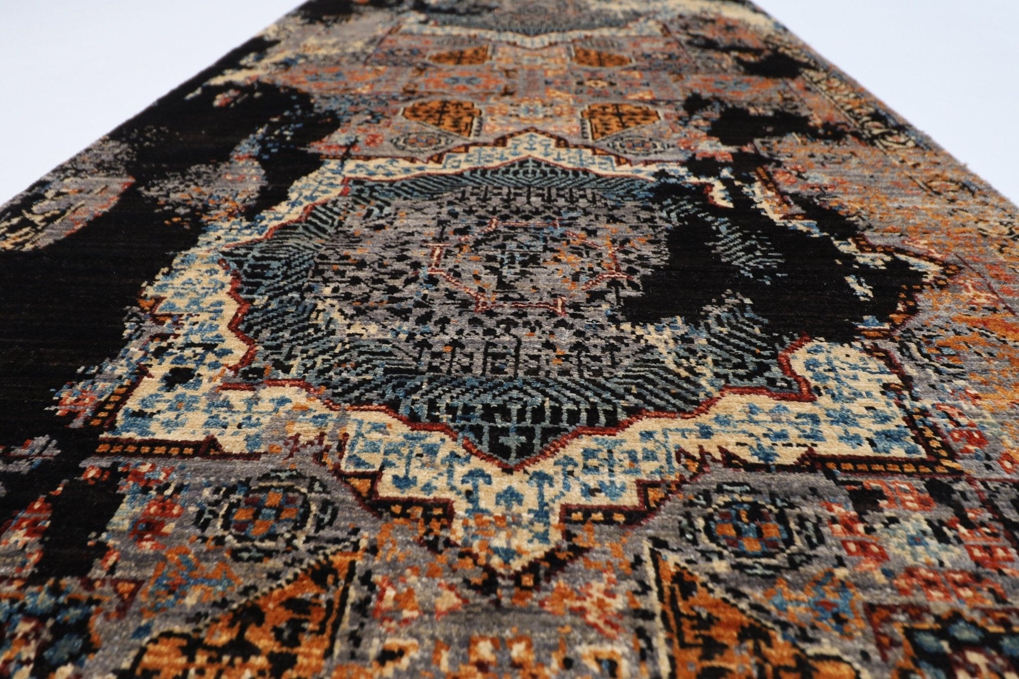 Mamluk Hand Knotted Rug - 101 x 298 cm - Jerm Rugs - Jerm Rugs