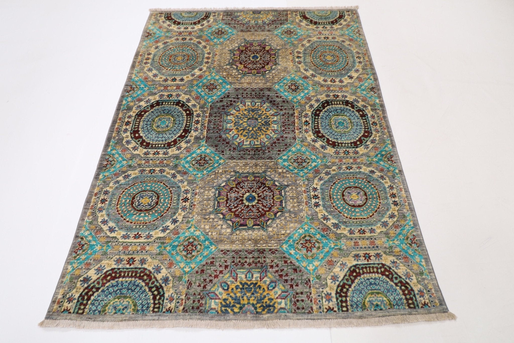 Mamluk Rug - 143 x 198 cm (4.9 x 6.6 ft)