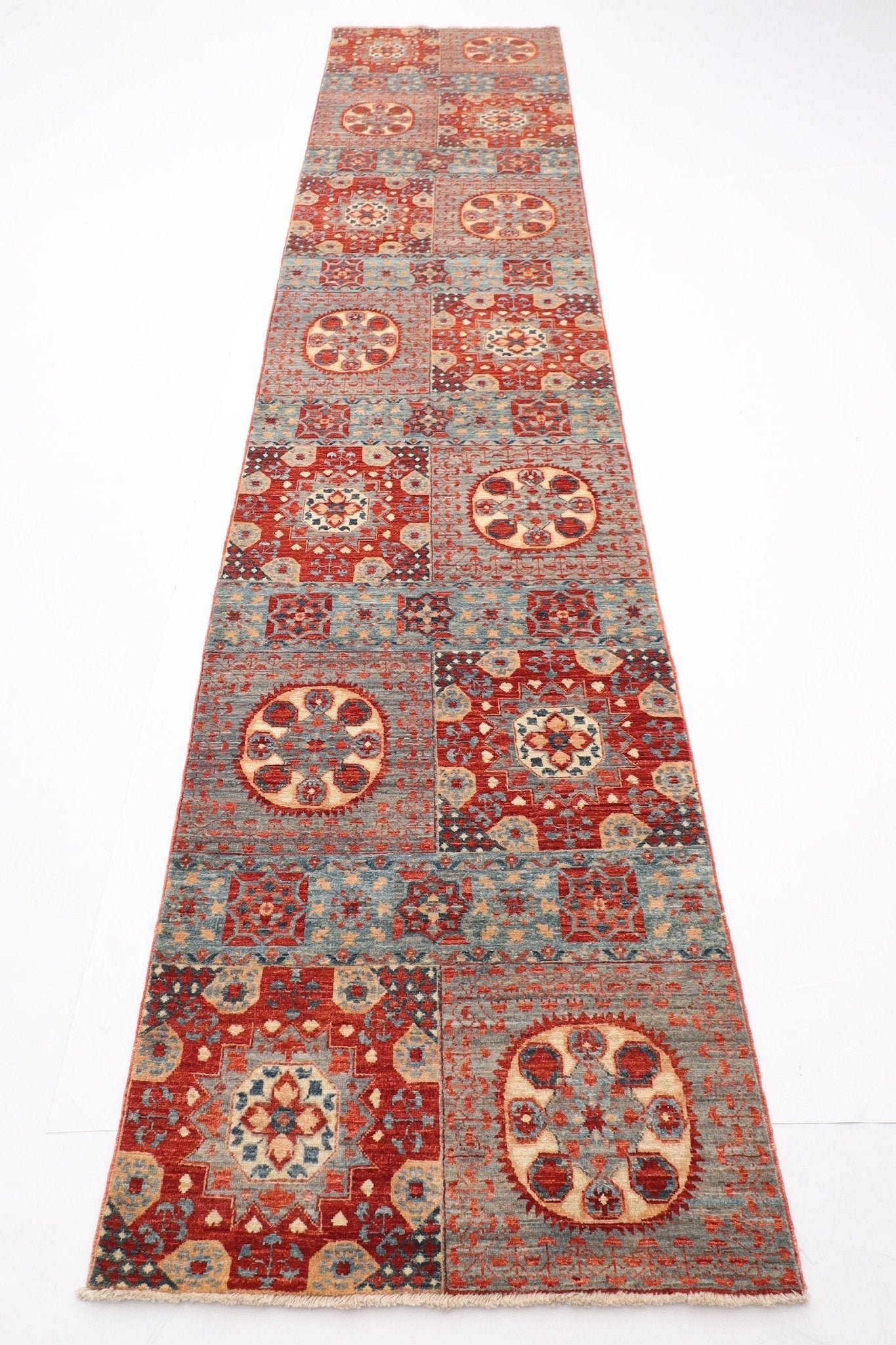 Mamluk Rug - 76 x 357 cm (2.6 x 11.9 ft)