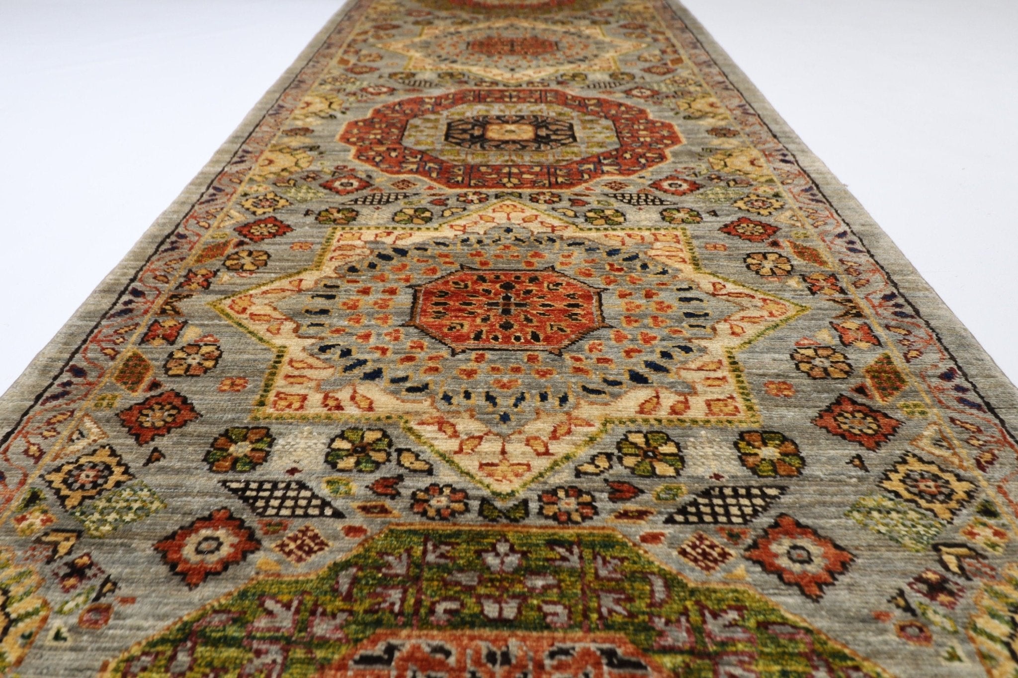 Mamluk Rug - 83x363 cm (2'9 x 11'11 ft) - Jerm Rugs - Jerm Rugs