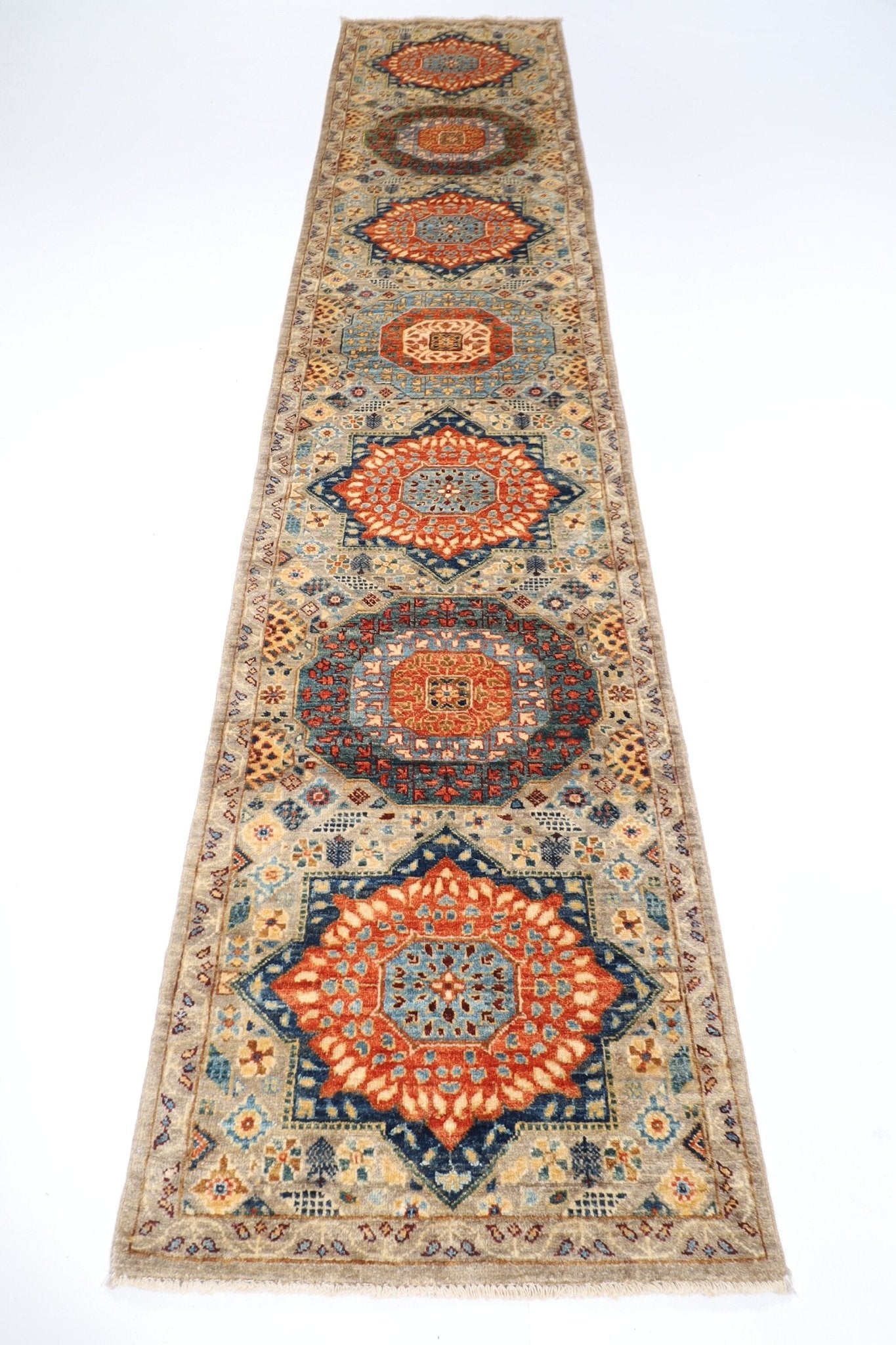 Mamluk Runner - 75x353 cm (2.6x11.7 ft)