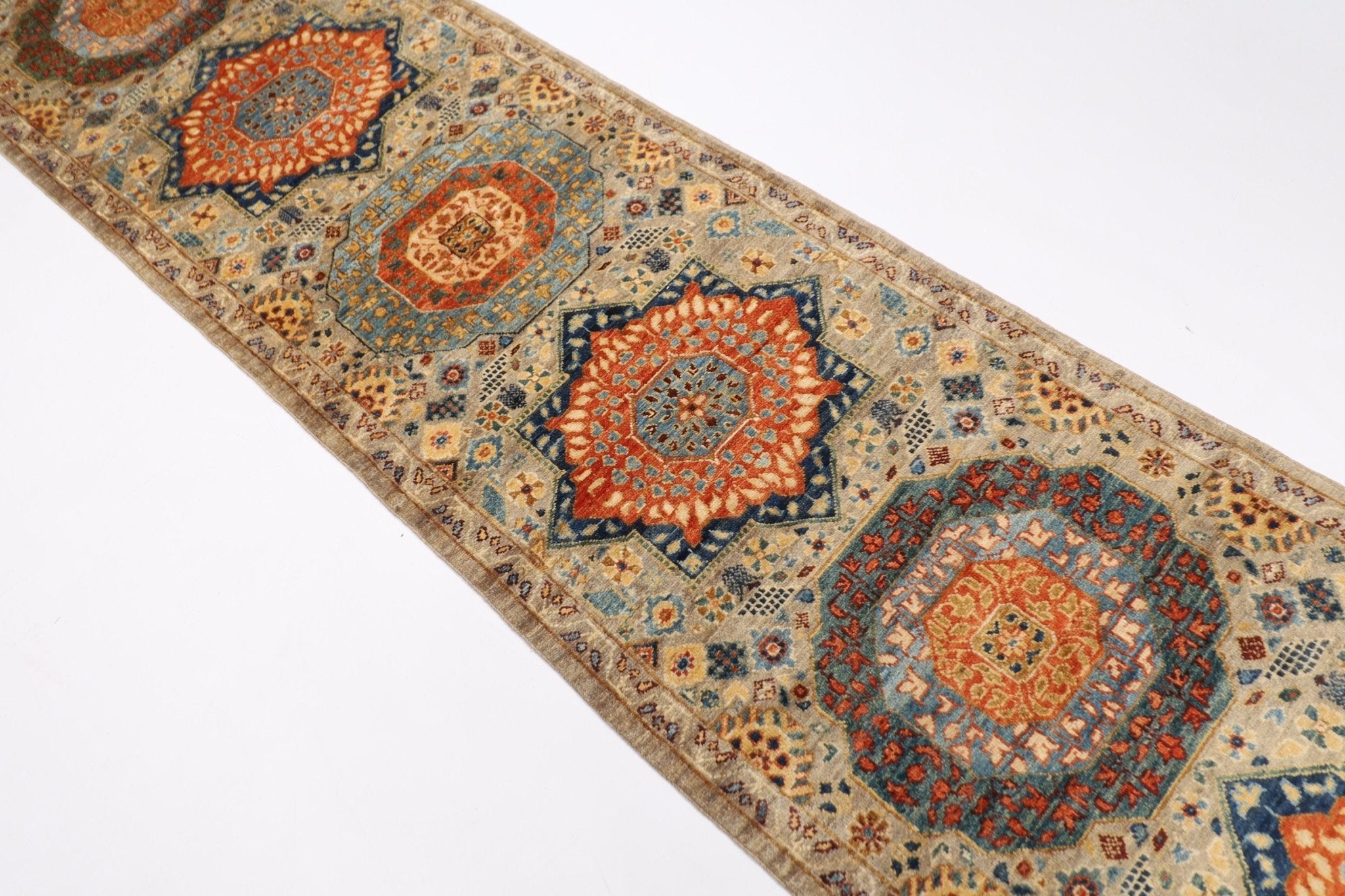 Mamluk Runner Rug - 74x357 cm