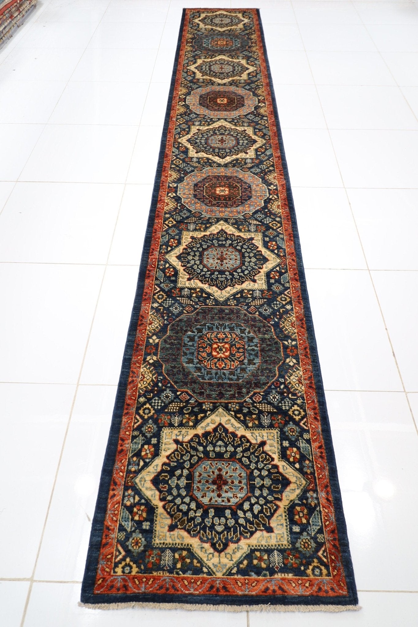 Mamluk Runner Rug - 75x462 cm - Jerm Rugs - Jerm Rugs