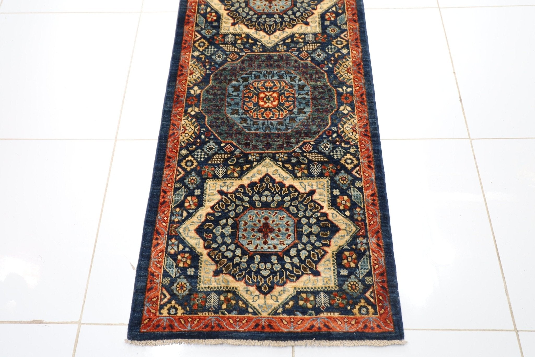 Mamluk Runner Rug - 75x462 cm - Jerm Rugs - Jerm Rugs