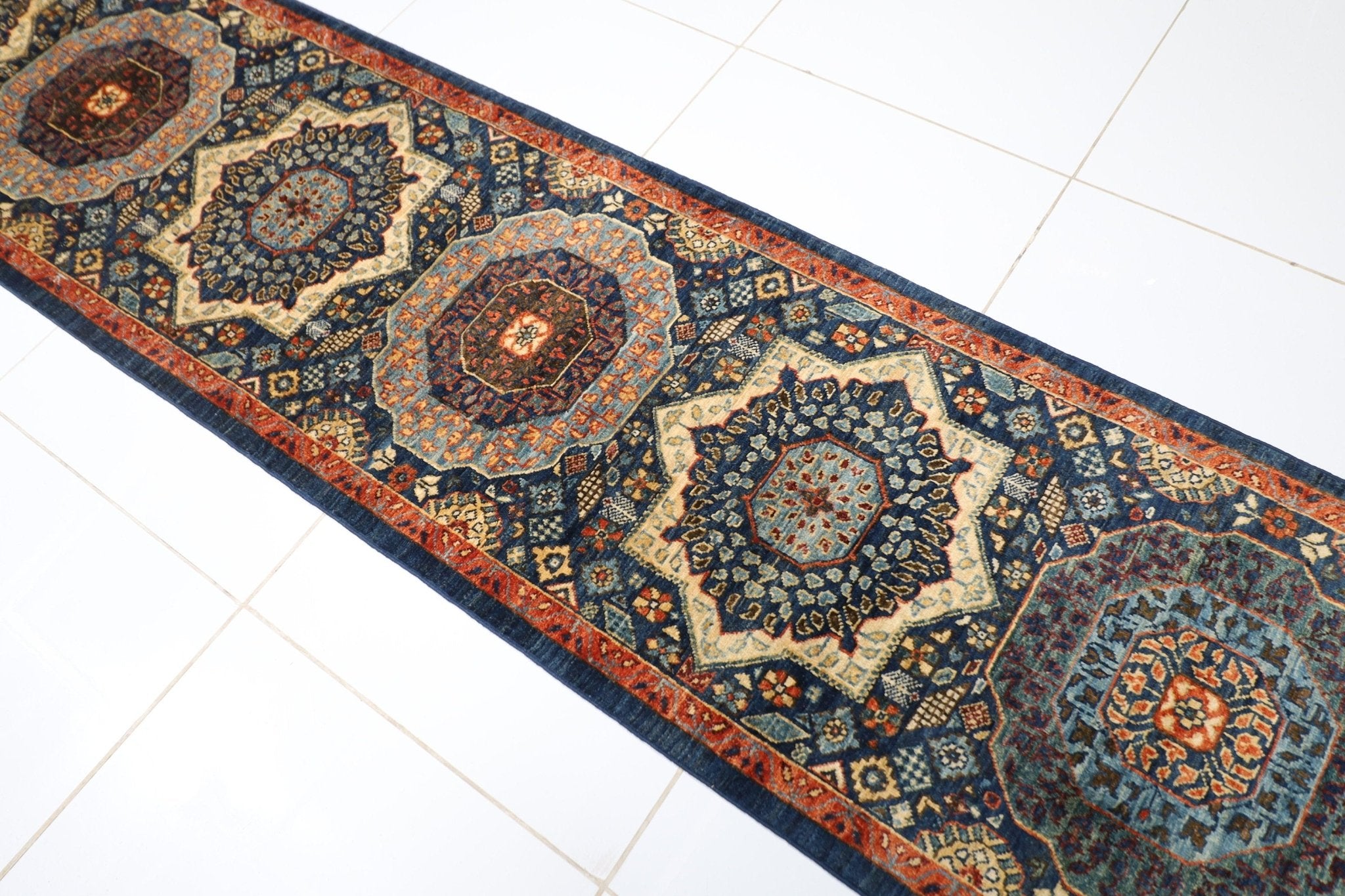 Mamluk Runner Rug - 75x462 cm