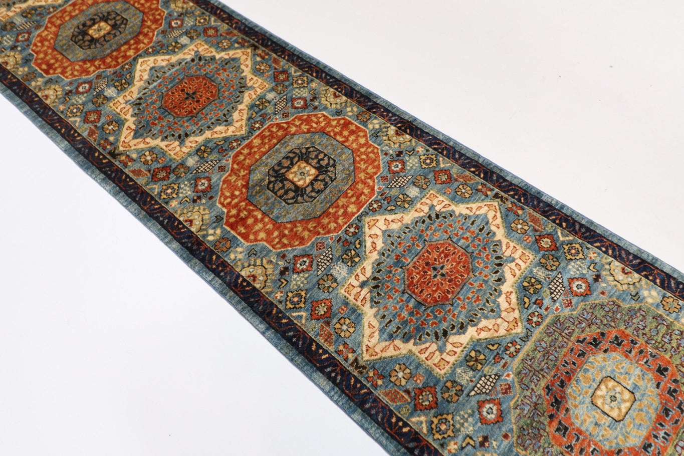 Mamluk Runner Rug - 76x448 cm (2.6x14.9 ft)