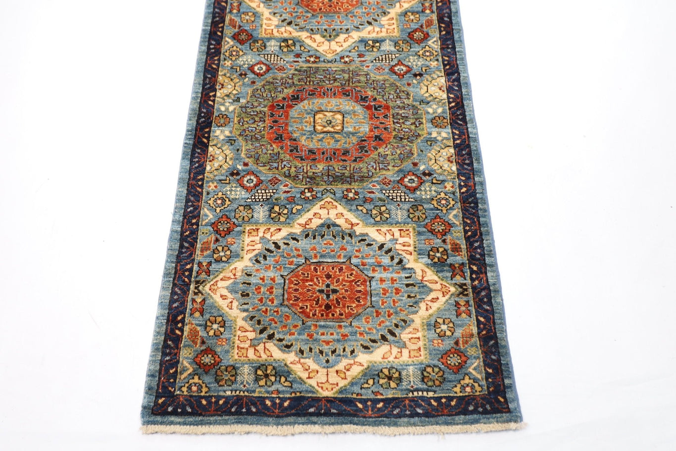 Mamluk Runner Rug - 77 x 447 cm