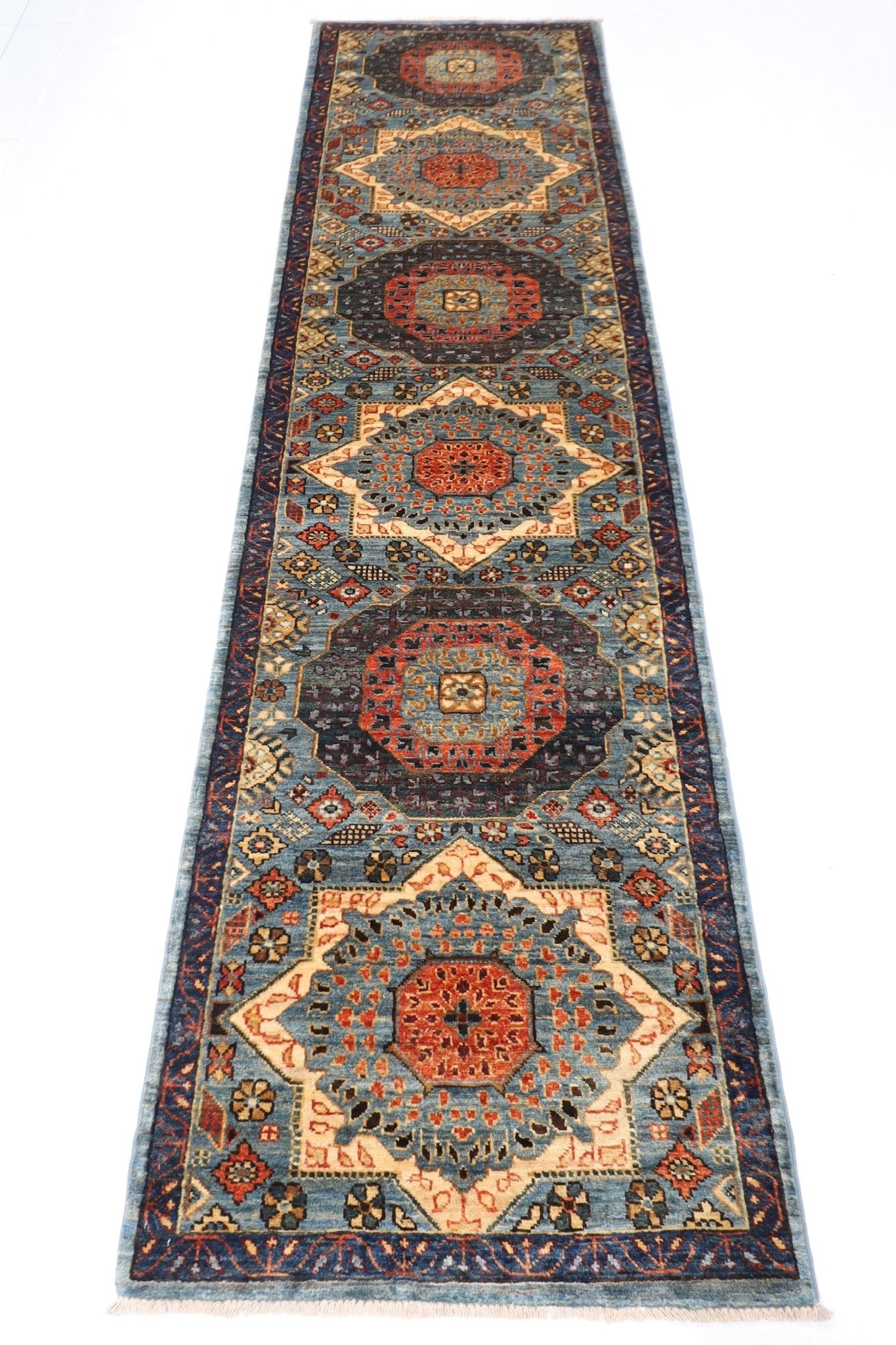 Mamluk Runner Rug - 81 x 298 cm