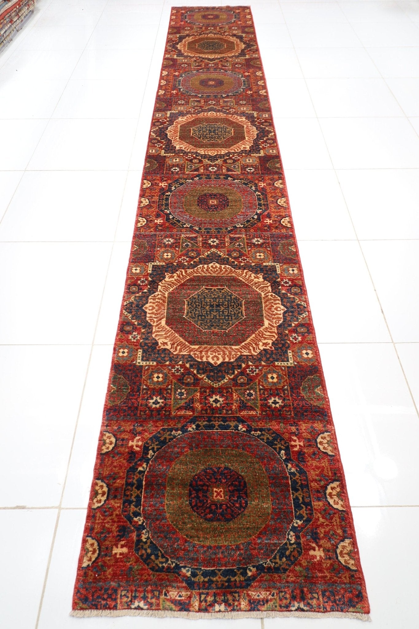 Mamluk Runner Rug - 81 x 497 cm - Jerm Rugs - Jerm Rugs