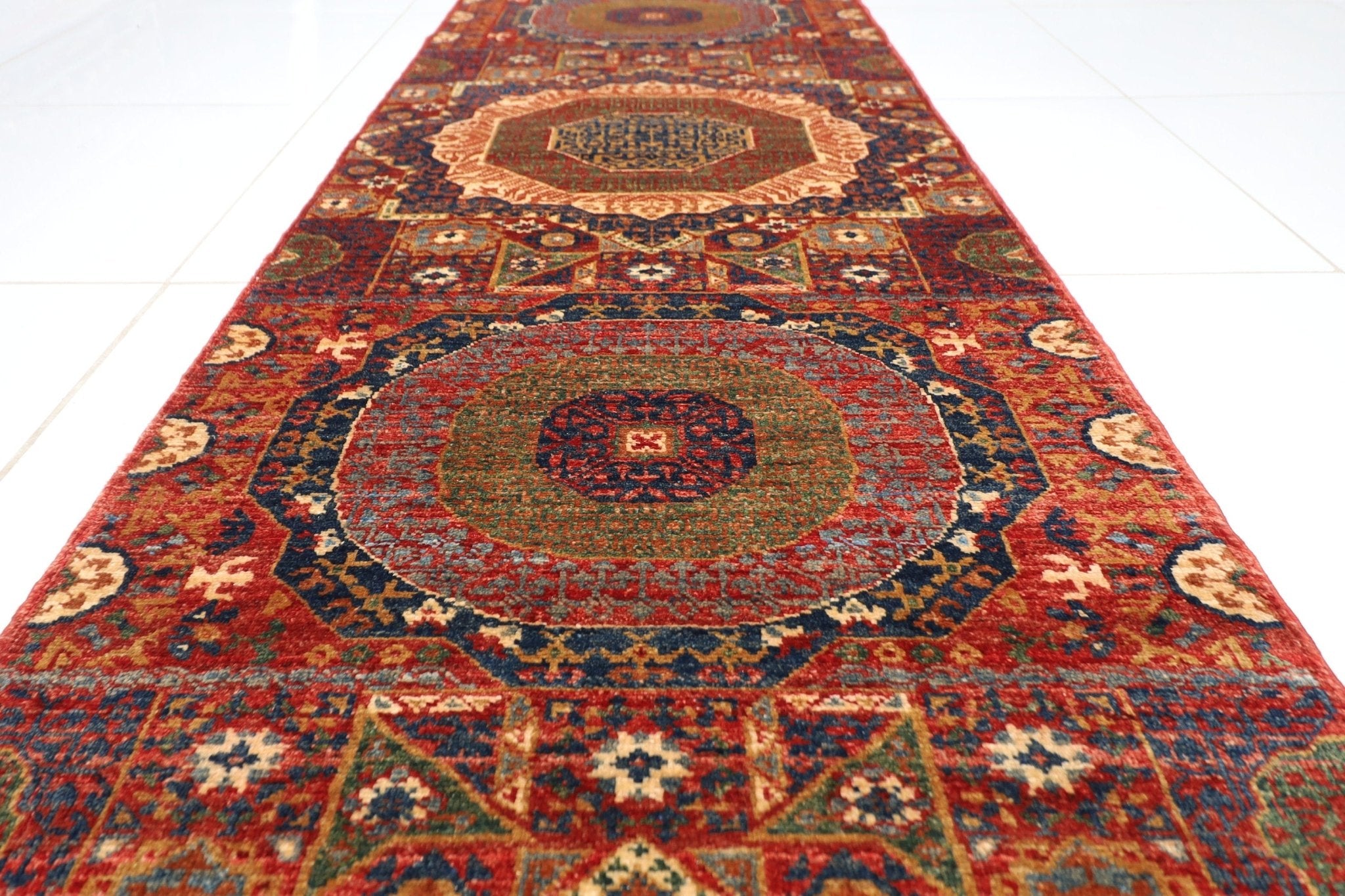 Mamluk Runner Rug - 81 x 497 cm - Jerm Rugs - Jerm Rugs