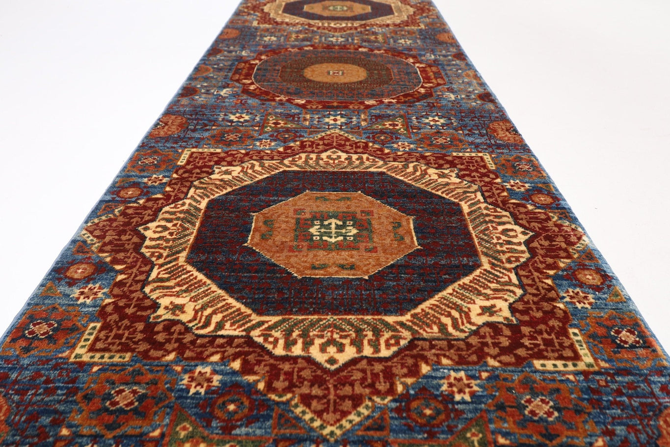 Mamluk Runner Rug - 82 x 461 cm, 2.9 x 15.2 ft