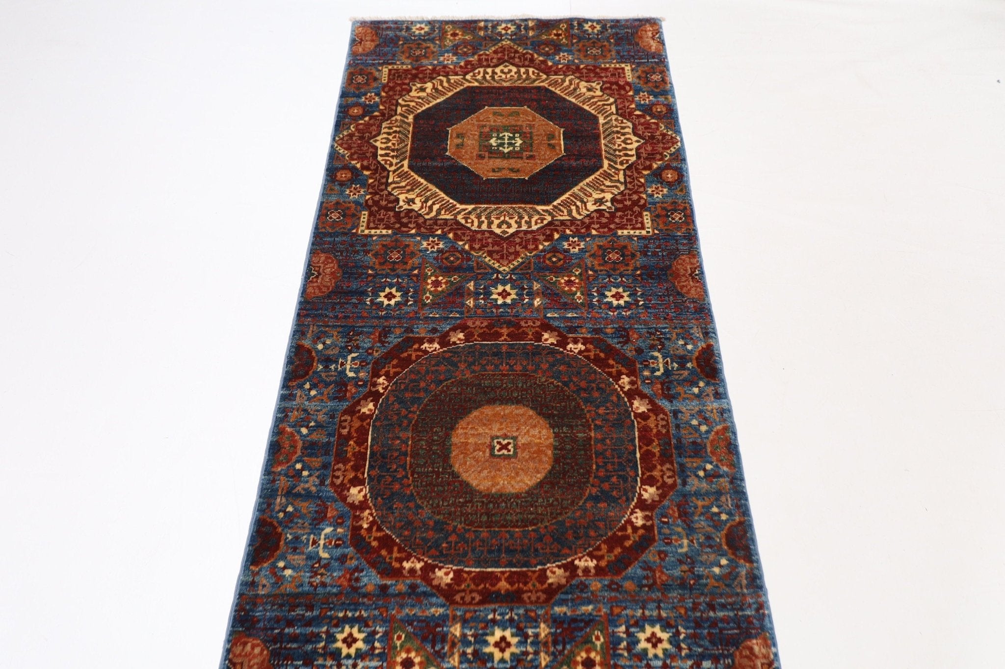 Mamluk Runner Rug - 82 x 461 cm, 2.9 x 15.2 ft - Jerm Rugs - Jerm Rugs