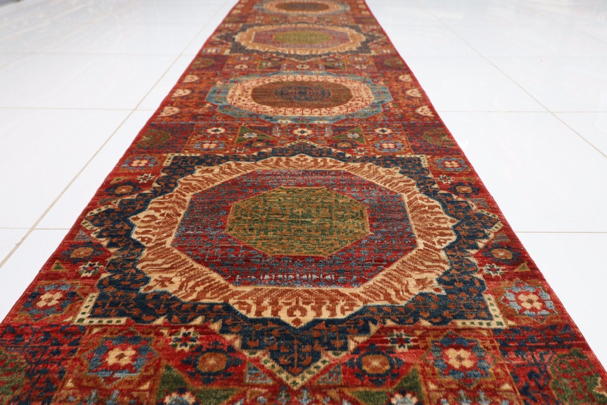 Mamluk Runner Rug - 82x680 cm - Jerm Rugs - Jerm Rugs