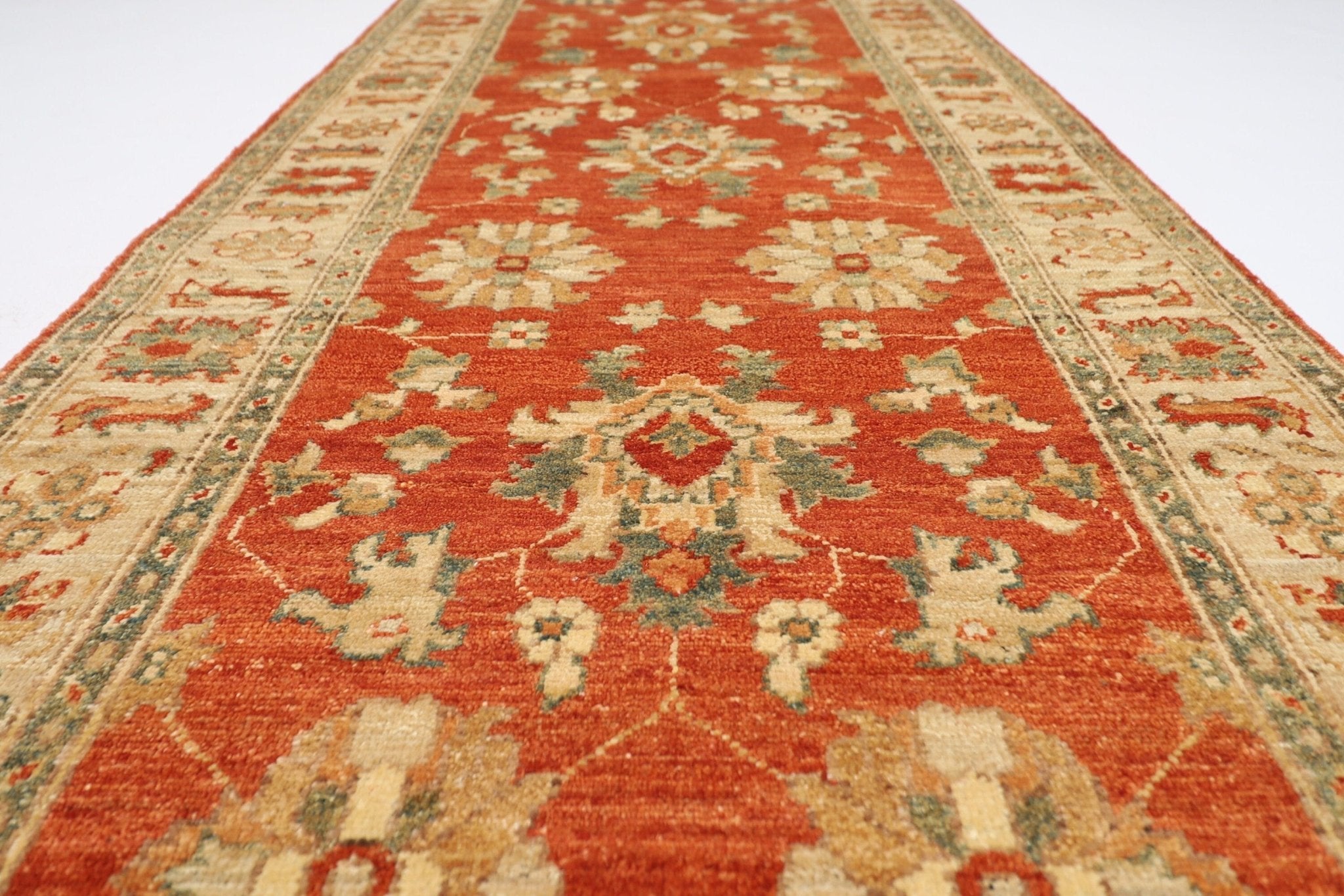 Mamluk Runner Rug - 85 x 259 cm, 2.10 x 8.7 ft - Jerm Rugs - Jerm Rugs