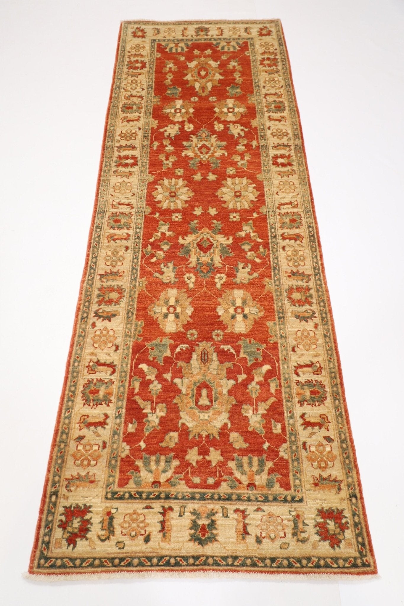 Mamluk Runner Rug - 85 x 259 cm, 2.10 x 8.7 ft - Jerm Rugs - Jerm Rugs