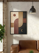 Wooden Mid Century Modern Wall Art Jerm | جِرْم 