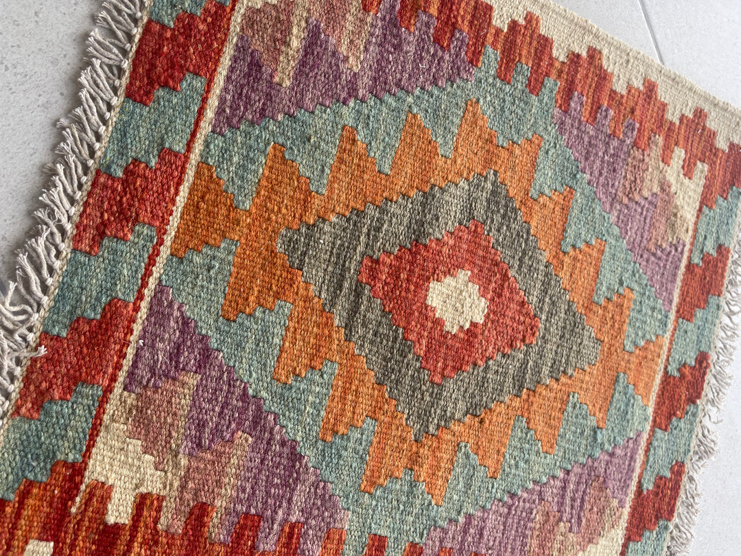 Kilim - 50x50 cm (1.6x1.6 ft)