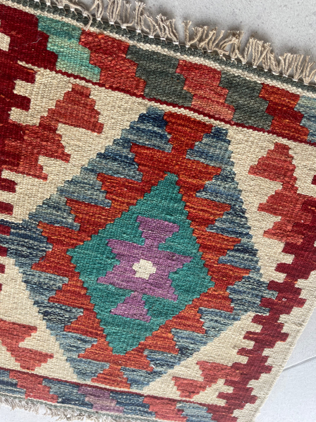 Kilim - 50x50 cm (1.6x1.6 ft)