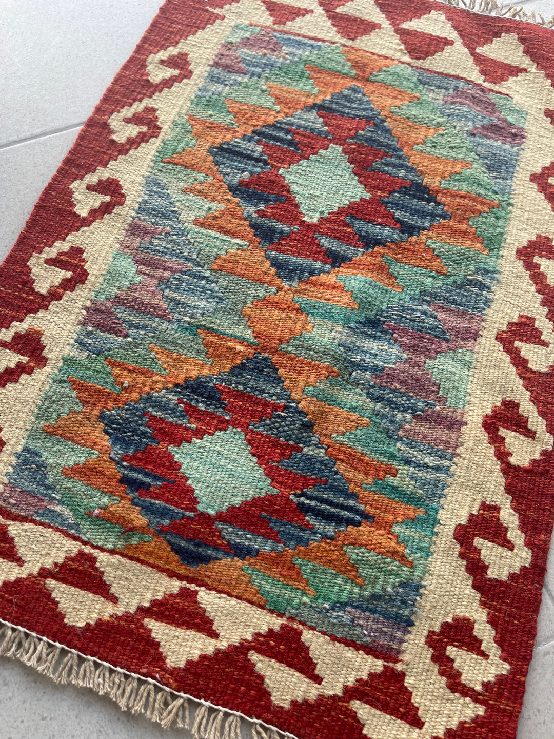 Kilim - 50x50 cm (1.6x1.6 ft)