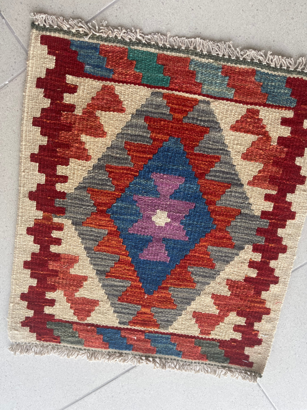 Kilim - 50x50 cm (1.6x1.6 ft)